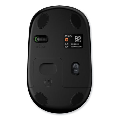 Logitech M325 Wireless Mouse, 2.4 GHz Frequency/30 ft Wireless Range, Left/Right Hand Use, Blue