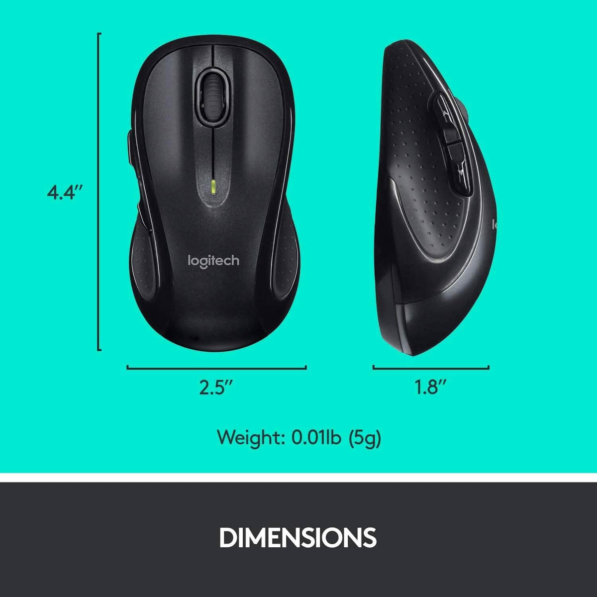 Logitech M510 Wireless Computer Mouse w/Unifying Receiver (Refurbished) - A-1 Thread Vault