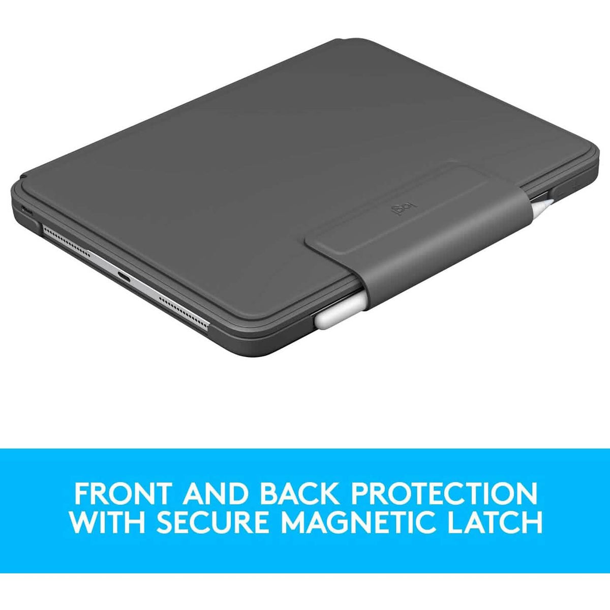 Logitech SLIM FOLIO PRO Backlit Bluetooth Keyboard Case for iPad Pro 12.9-inch (3rd and 4th Gen) (Refurbished) - A-1 Thread Vault