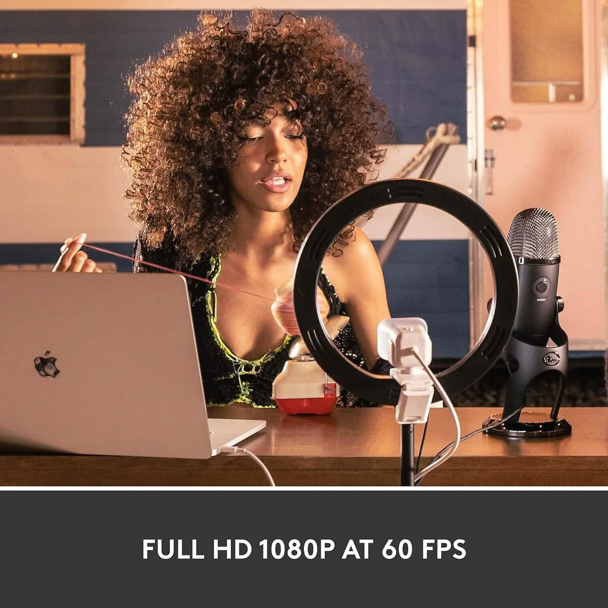 Logitech StreamCam, Live Streaming Webcam (Refurbished) - A-1 Thread Vault