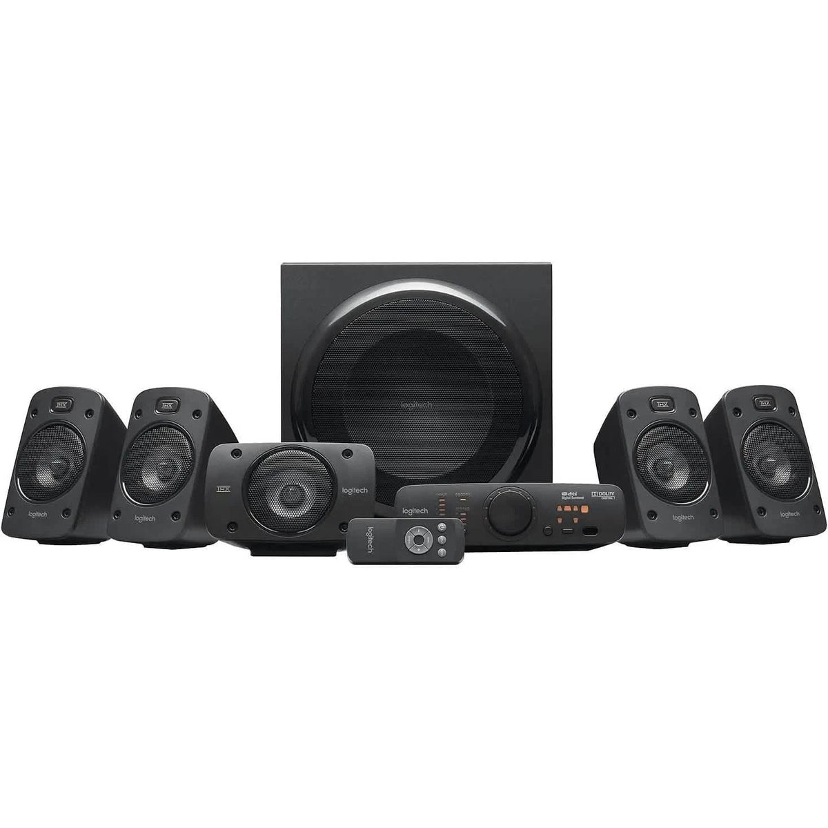 Logitech Z906 5.1 Surround Sound Speaker System - THX, Dolby Digital and DTS Digital Certified (Refurbished) - A-1 Thread Vault