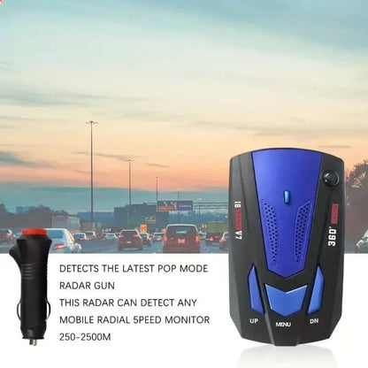 Long Range Car Detection System,City/Hwy Speed Alarm & POP Fast Scan, Automatic 360° Detection With Voice Prompt - A-1 Thread Vault
