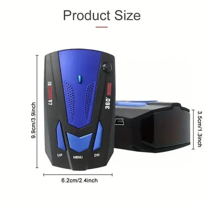 Long Range Car Detection System,City/Hwy Speed Alarm & POP Fast Scan, Automatic 360° Detection With Voice Prompt - A-1 Thread Vault