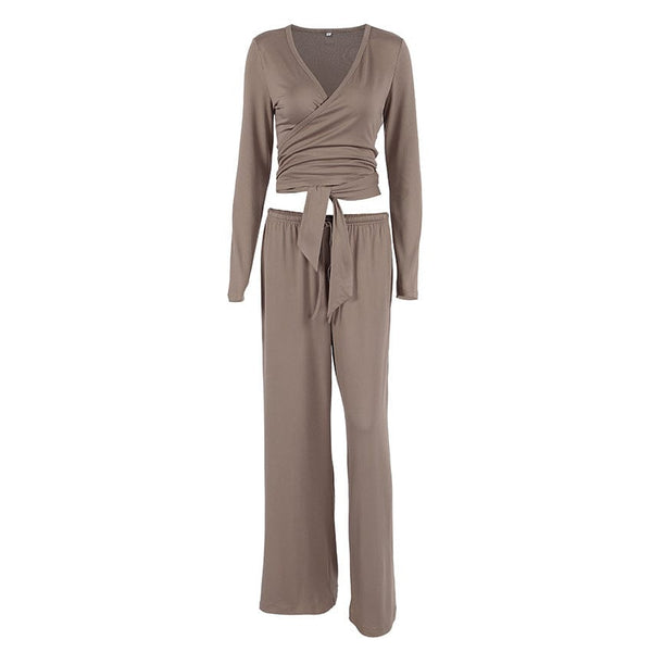 A-1 Thread VaultLong Sleeve Comfortable SleepwearClothing Sets - DailySale