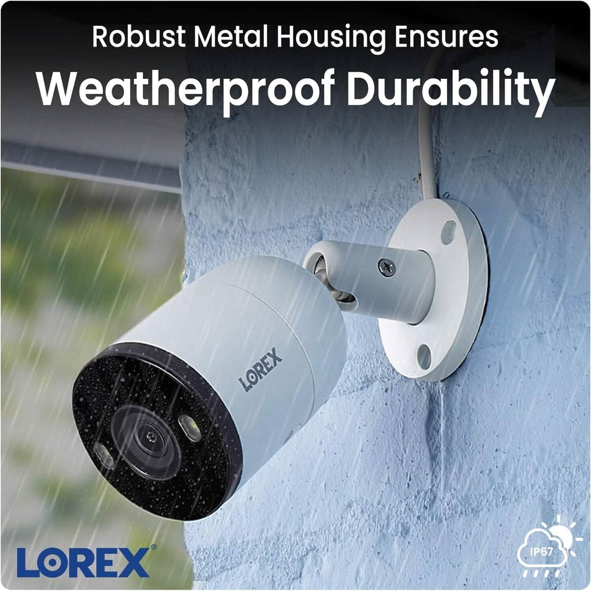 Lorex Indoor/Outdoor 4K IP Security Camera (Refurbished) - A-1 Thread Vault