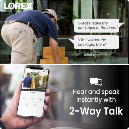 Lorex Indoor/Outdoor 4K IP Security Camera (Refurbished) - A-1 Thread Vault