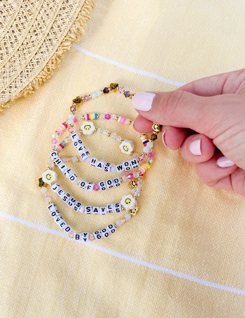 Love Has Won Letter Bracelet - A-1 Thread Vault