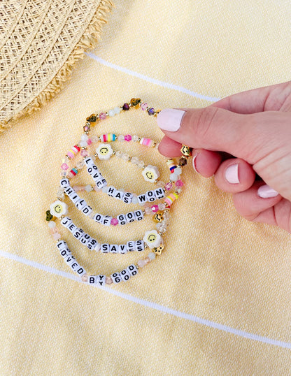 Love Has Won Letter Bracelet - A-1 Thread Vault