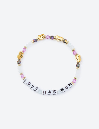 Love Has Won Letter Bracelet - A-1 Thread Vault