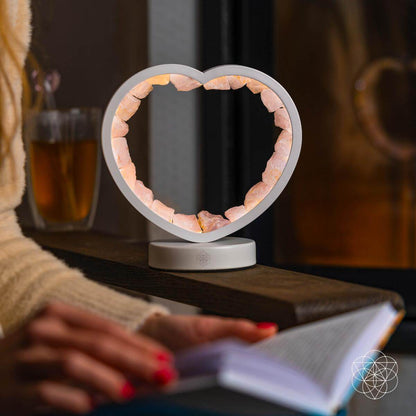 Love Magnet - Rose Quartz Heart Lamp - A-1 Thread Vault