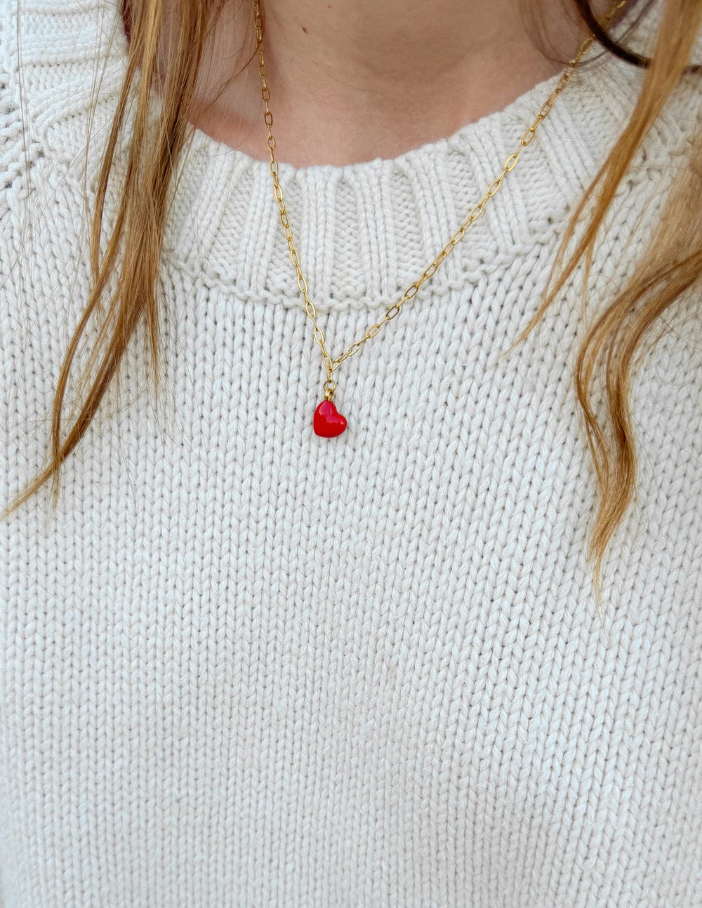 Love Paperclip Chain Necklace - A-1 Thread Vault
