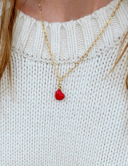 Love Paperclip Chain Necklace - A-1 Thread Vault