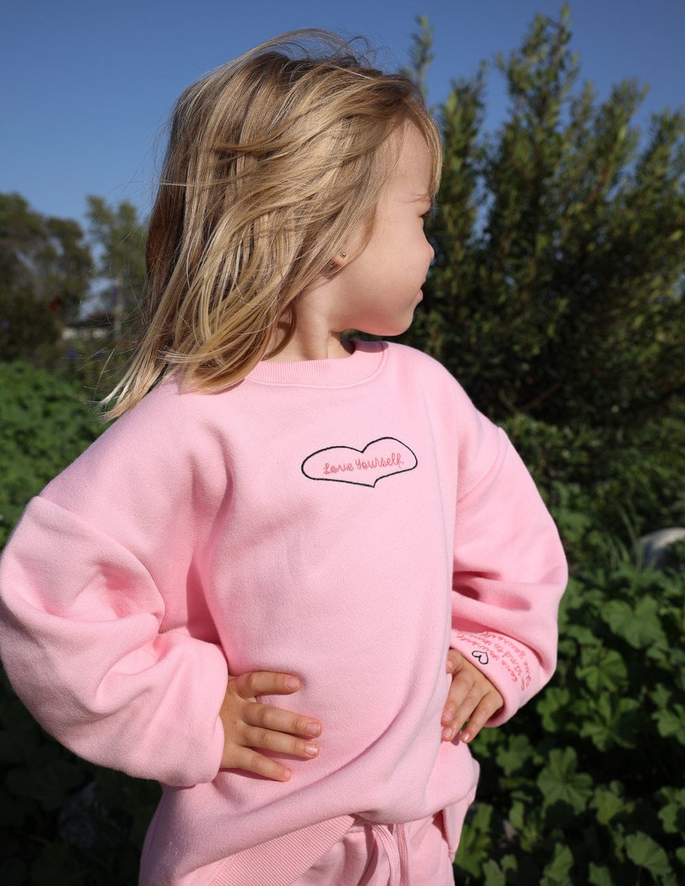 Love Yourself Kids Crewneck - A-1 Thread Vault
