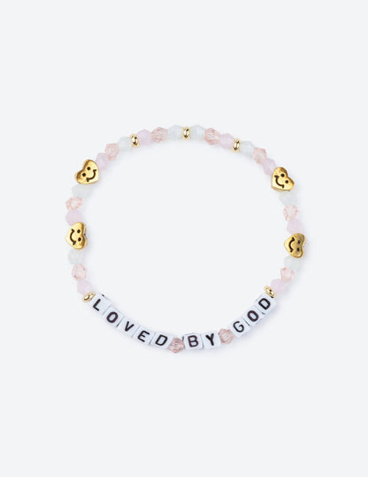 Loved By God Letter Bracelet - A-1 Thread Vault