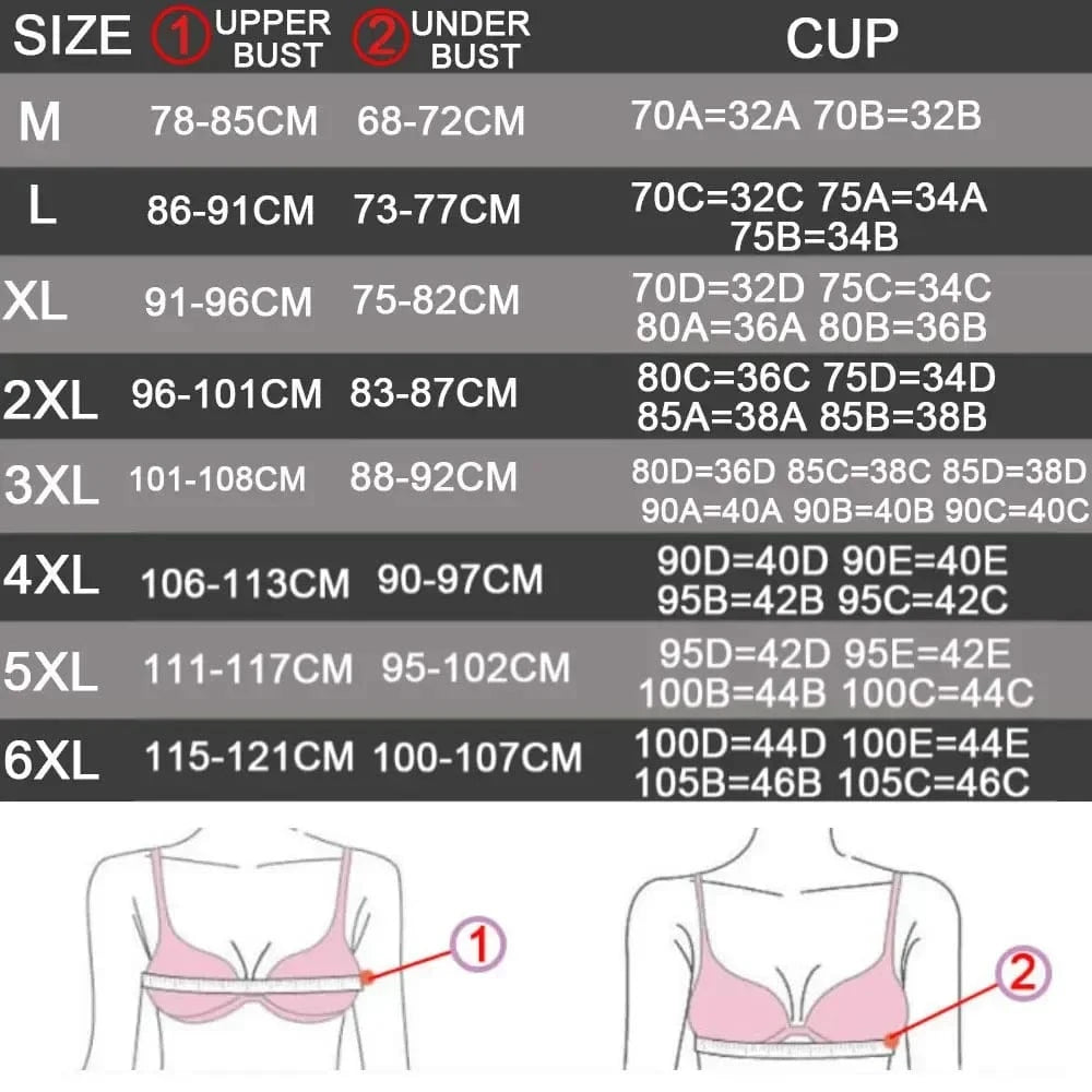 Low Back Bra Top Women Seamless Bralette Deep U Bras Backless Brassiere Large Size Underwear Wireless Sleepwear Lingerie M-6XL - A-1 Thread Vault