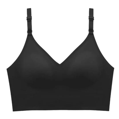 Low Back Bra Top Women Seamless Bralette Deep U Bras Backless Brassiere Large Size Underwear Wireless Sleepwear Lingerie M-6XL - A-1 Thread Vault