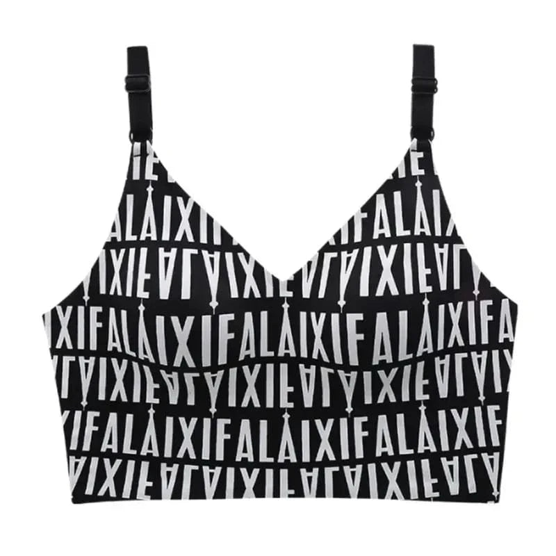Low Back Bra Top Women Seamless Bralette Deep U Bras Backless Brassiere Large Size Underwear Wireless Sleepwear Lingerie M-6XL - A-1 Thread Vault