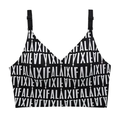 Low Back Bra Top Women Seamless Bralette Deep U Bras Backless Brassiere Large Size Underwear Wireless Sleepwear Lingerie M-6XL - A-1 Thread Vault