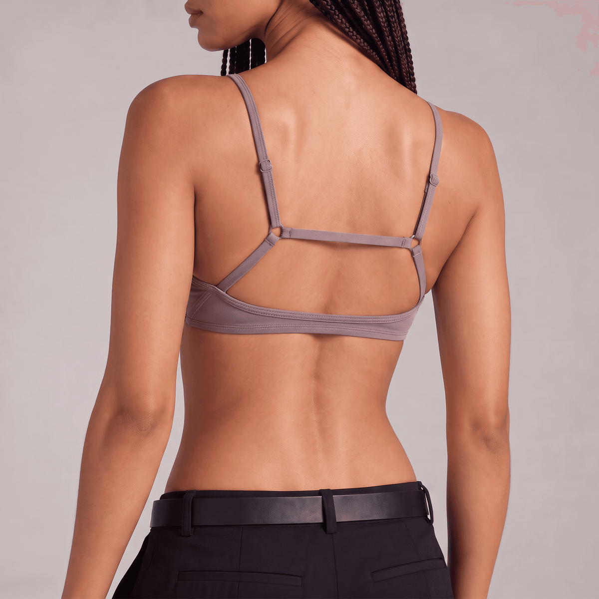 Low Scoop Workout Bra - Ivory - A-1 Thread Vault