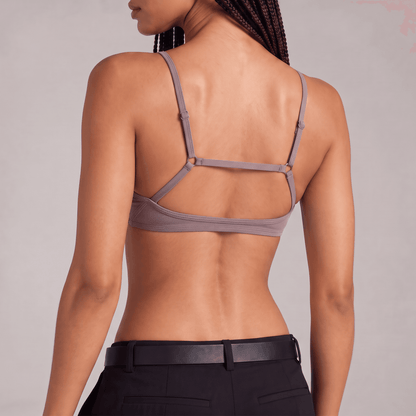 Low Scoop Workout Bra - Ivory - A-1 Thread Vault