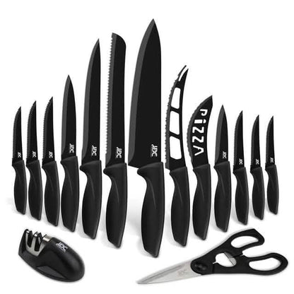 Lux Decor Collection Kitchen Knife Set Ultra Sharp Stainless Steel Knives Set - A-1 Thread Vault