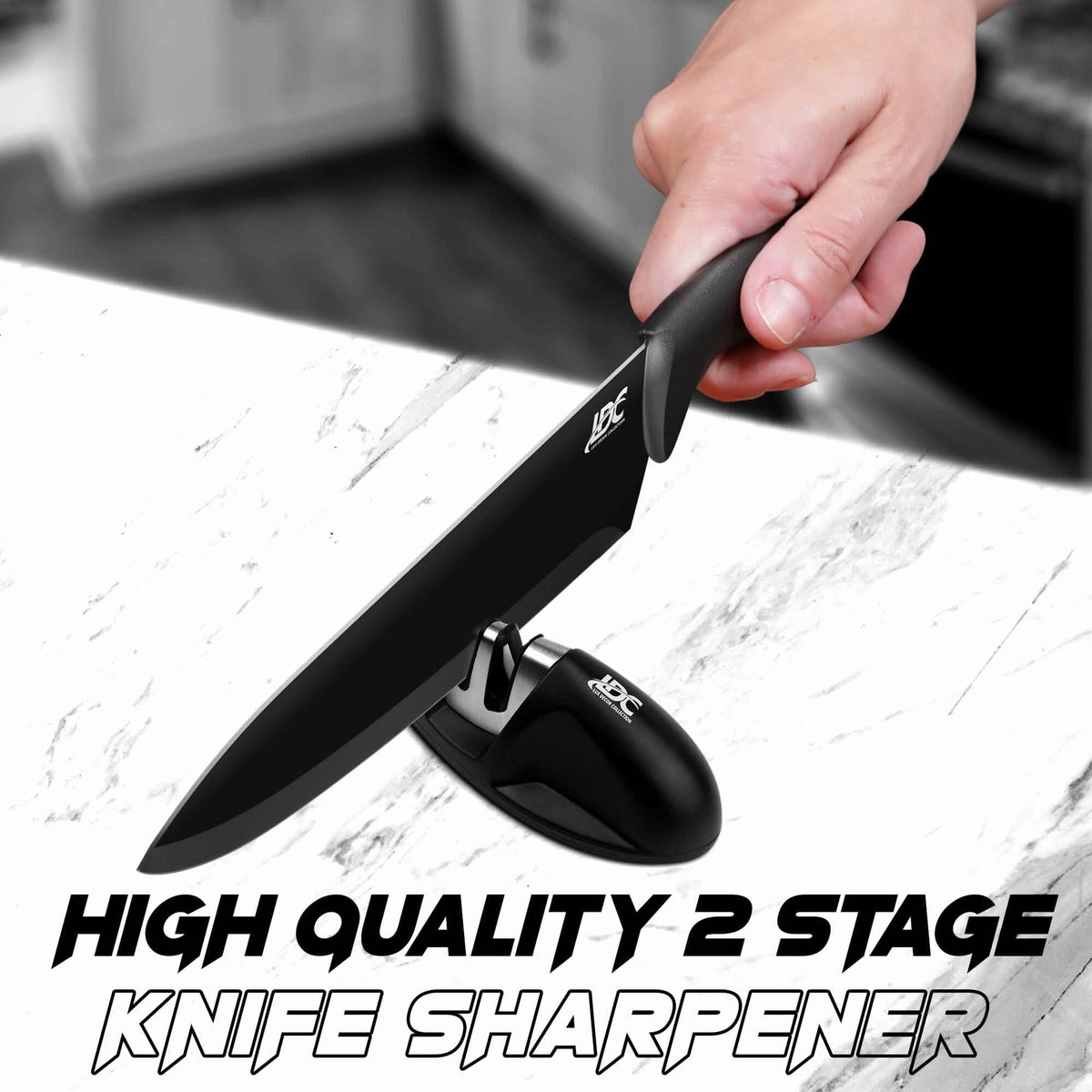 Lux Decor Collection Kitchen Knife Set Ultra Sharp Stainless Steel Knives Set - A-1 Thread Vault
