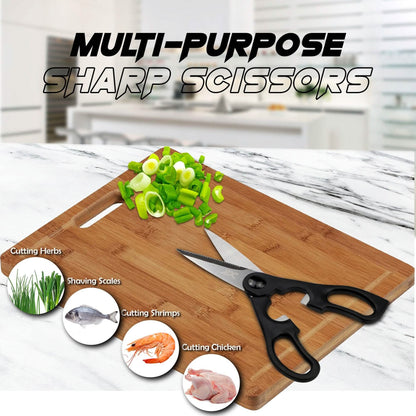 Lux Decor Collection Kitchen Knife Set Ultra Sharp Stainless Steel Knives Set - A-1 Thread Vault