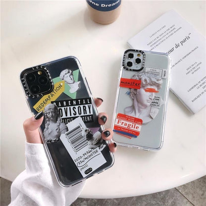 Luxury Art Letter Label iPhone Case - A-1 Thread Vault