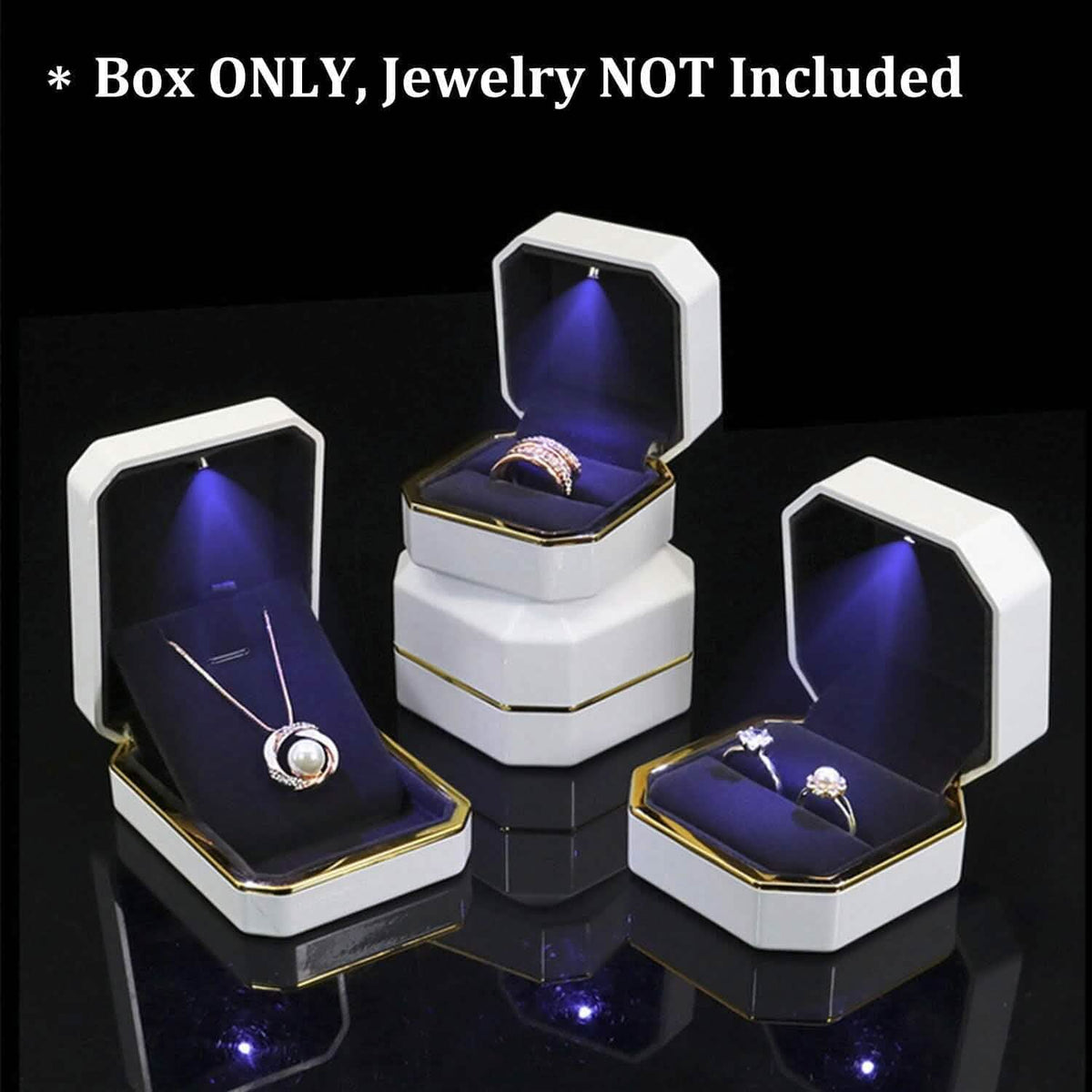 Luxury Ring Box with LED Light - A-1 Thread Vault