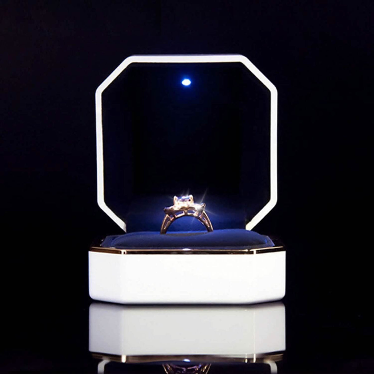 Luxury Ring Box with LED Light - A-1 Thread Vault