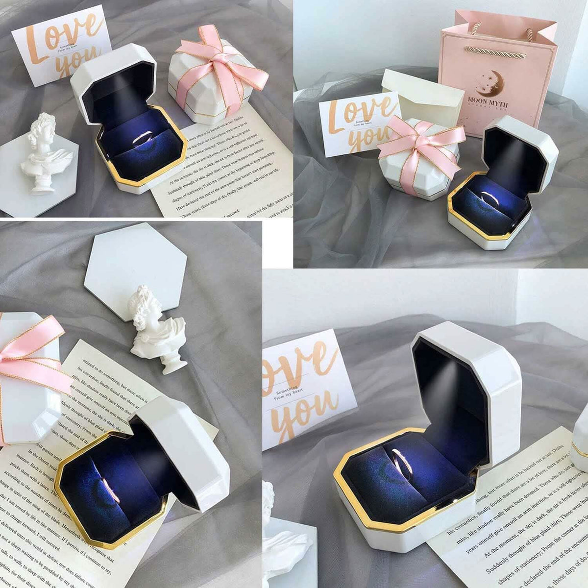 Luxury Ring Box with LED Light - A-1 Thread Vault