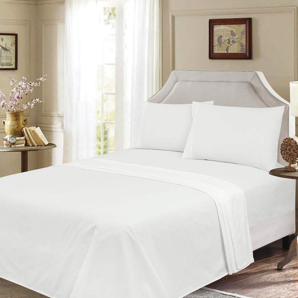 Luxury Ultra-Soft 300 Thread Count Cotton Sheet - A-1 Thread Vault