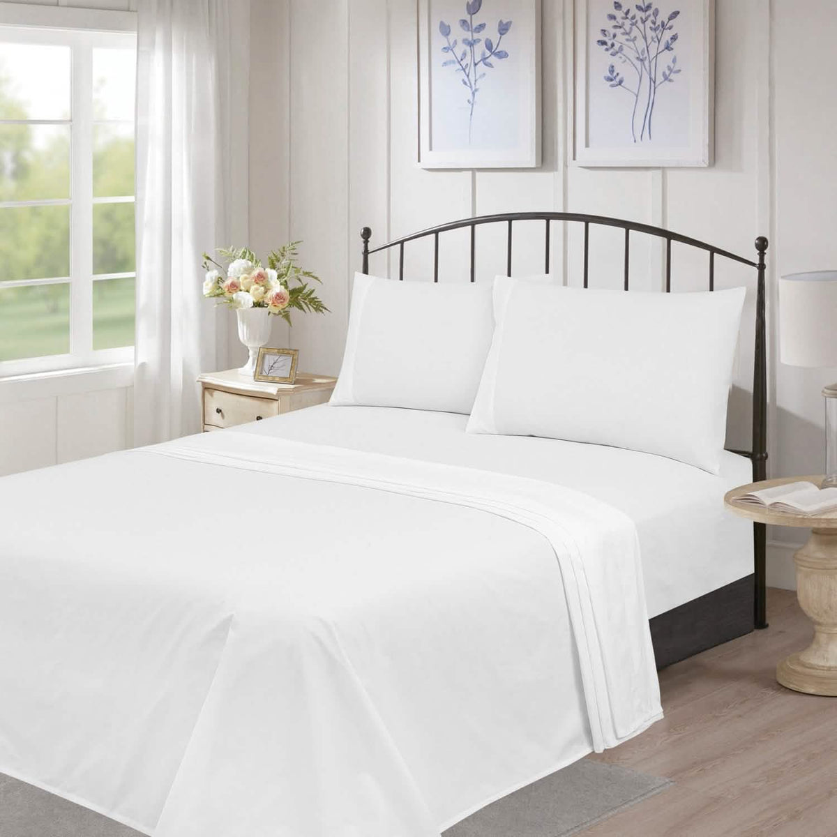 Luxury Ultra-Soft 300 Thread Count Cotton Sheet - A-1 Thread Vault