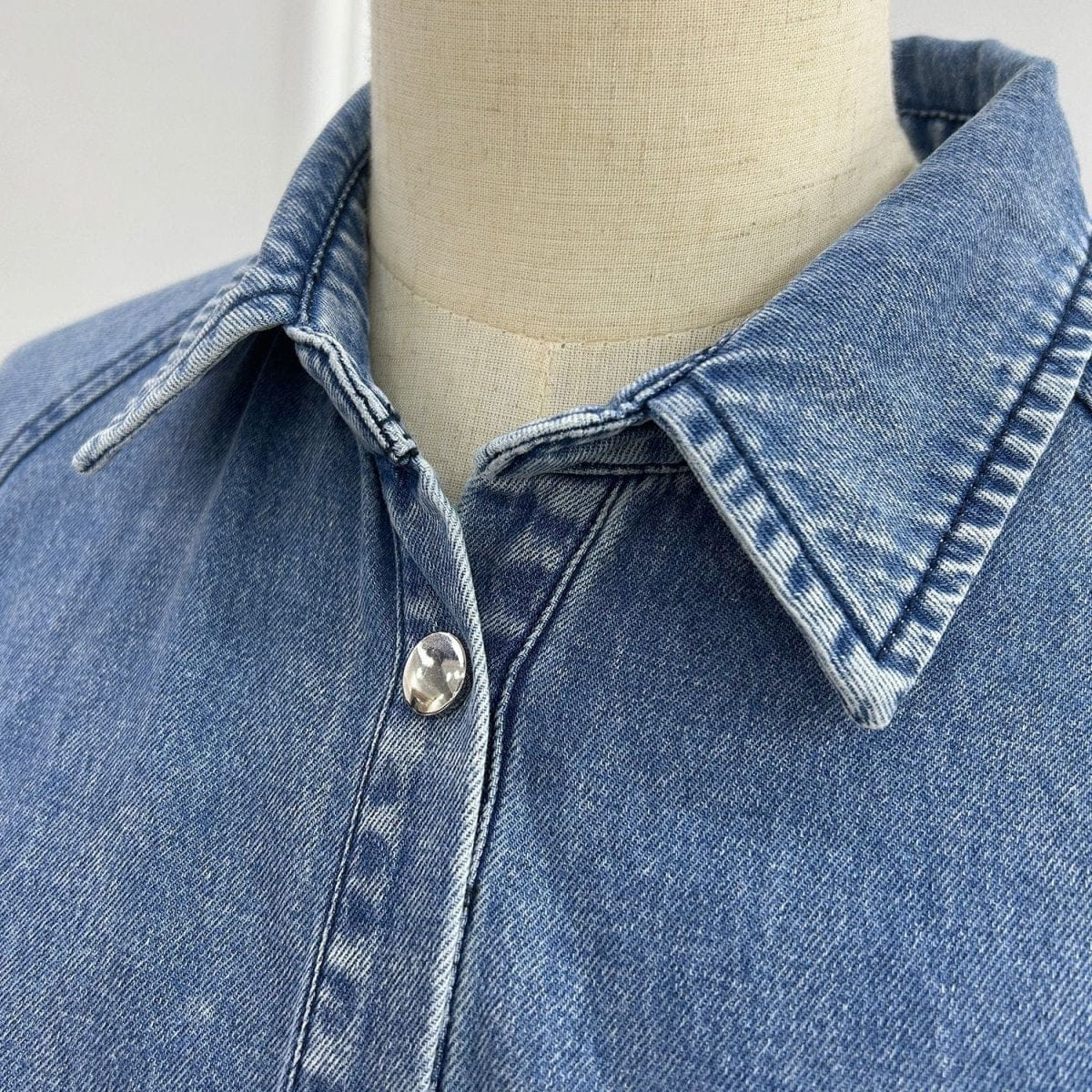 Lyocell Denim Maxi Dress(MS442) - A-1 Thread Vault