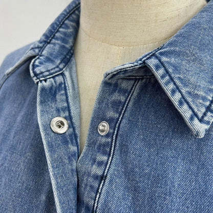Lyocell Denim Maxi Dress(MS442) - A-1 Thread Vault