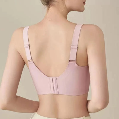 M-5XL Large Breasts And Small Underwear For Women, Full Cup Thin Style, Anti-sagging, Secondary Breasts Traceless Large Size Bra - A-1 Thread Vault