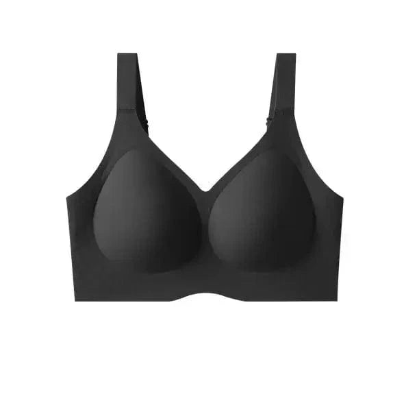 M-5XL Large Breasts And Small Underwear For Women, Full Cup Thin Style, Anti-sagging, Secondary Breasts Traceless Large Size Bra - A-1 Thread Vault