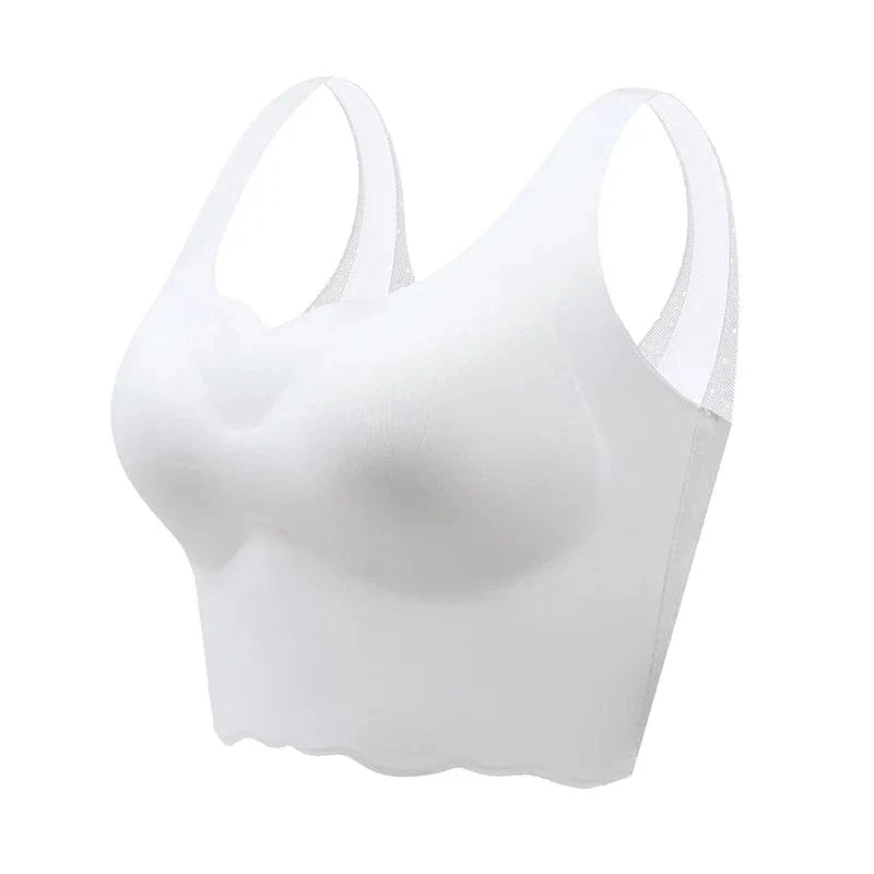 M-6XL Wireless Seamless Bra for Women Sleeping Vest Bra Ultra Thin BH Breathable Bralette Invisible Sports Bra Push Up Underwear - A-1 Thread Vault