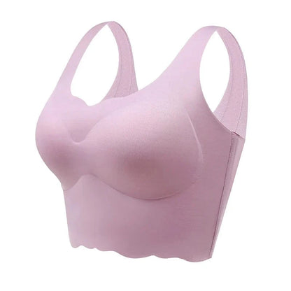 M-6XL Wireless Seamless Bra for Women Sleeping Vest Bra Ultra Thin BH Breathable Bralette Invisible Sports Bra Push Up Underwear - A-1 Thread Vault