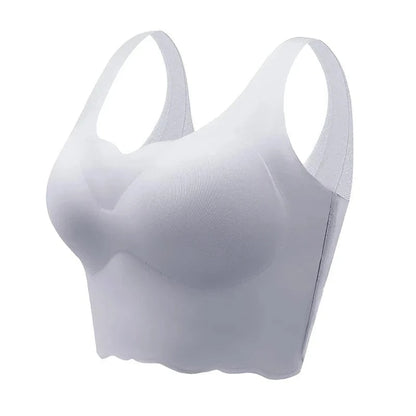 M-6XL Wireless Seamless Bra for Women Sleeping Vest Bra Ultra Thin BH Breathable Bralette Invisible Sports Bra Push Up Underwear - A-1 Thread Vault