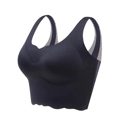 M-6XL Wireless Seamless Bra for Women Sleeping Vest Bra Ultra Thin BH Breathable Bralette Invisible Sports Bra Push Up Underwear - A-1 Thread Vault