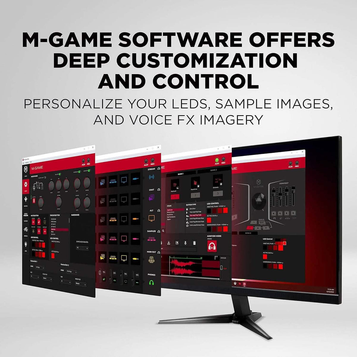 M-Game Solo USB Audio Interface Mixer for Streaming and Gaming (Refurbished) - A-1 Thread Vault