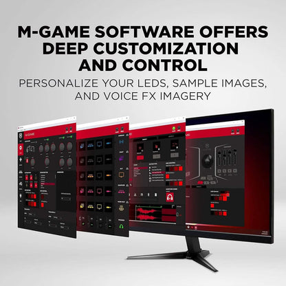 M-Game Solo USB Audio Interface Mixer for Streaming and Gaming (Refurbished) - A-1 Thread Vault