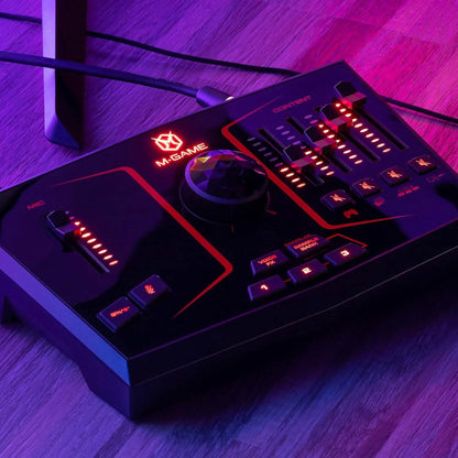 M-Game Solo USB Audio Interface Mixer for Streaming and Gaming (Refurbished) - A-1 Thread Vault