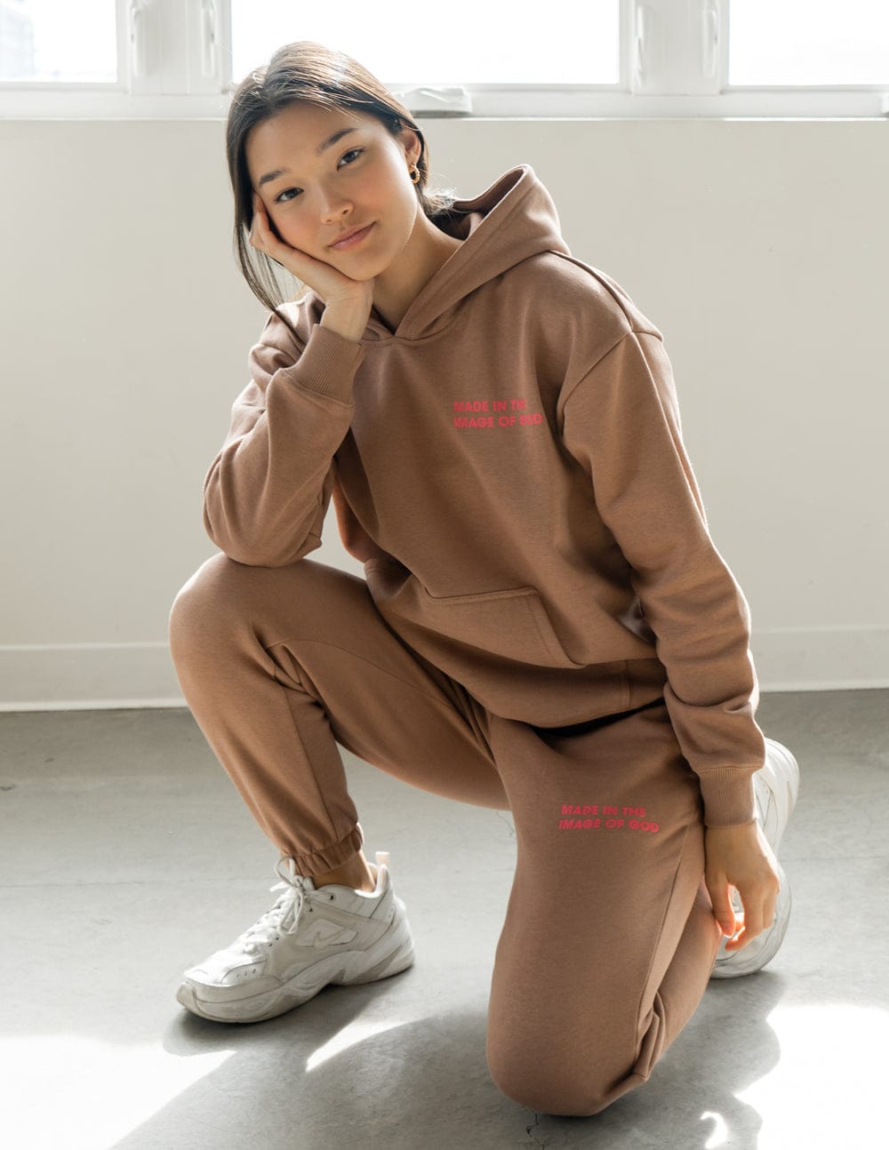 Made in the Image of God Brown Unisex Sweatpant - A-1 Thread Vault