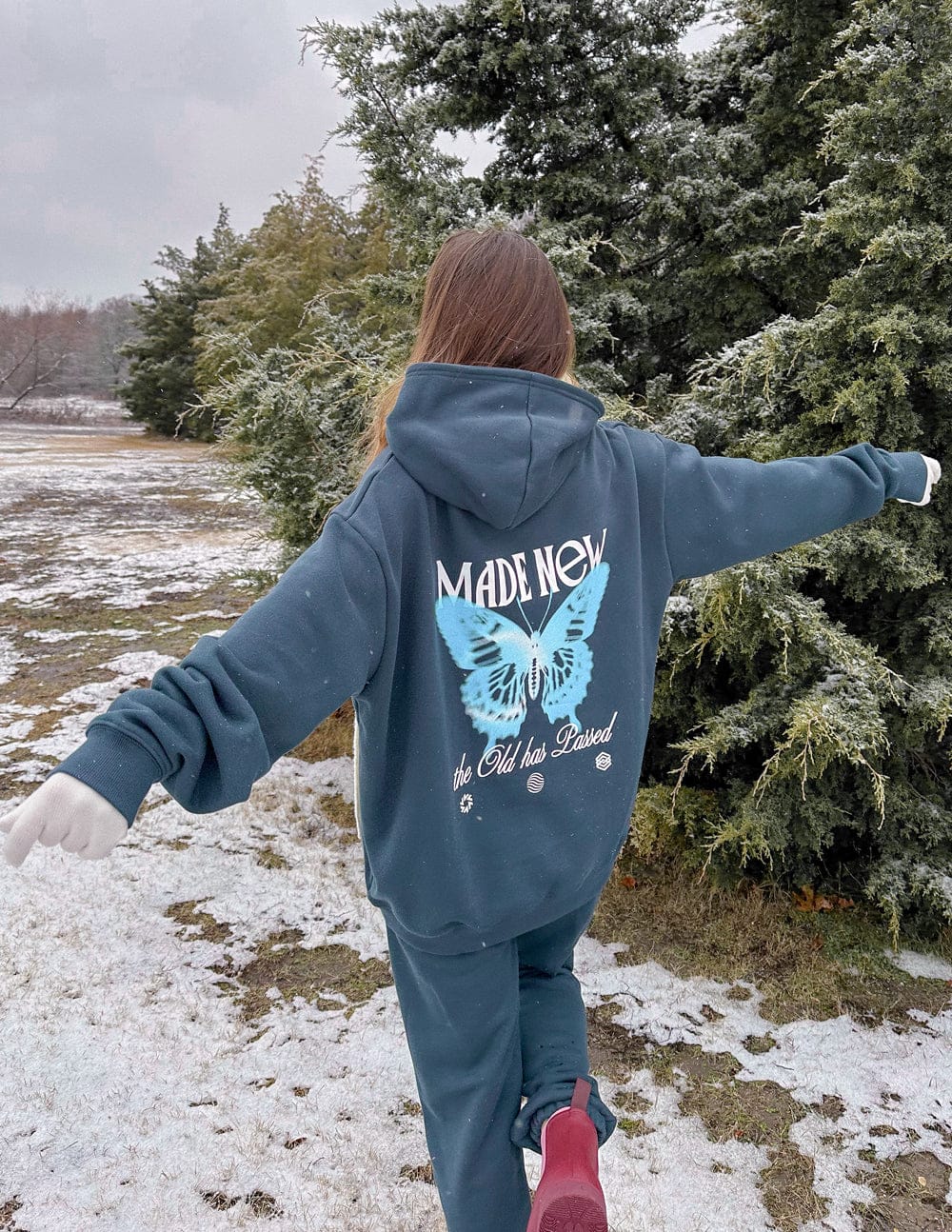 Made New Butterfly Unisex Hoodie - A-1 Thread Vault