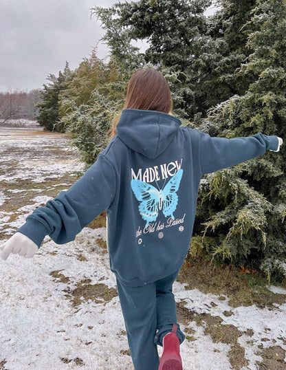 Made New Butterfly Unisex Hoodie - A-1 Thread Vault