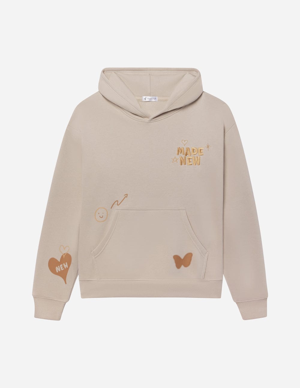 Made New Cream Unisex Hoodie - A-1 Thread Vault