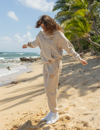Made New Cream Unisex Hoodie - A-1 Thread Vault