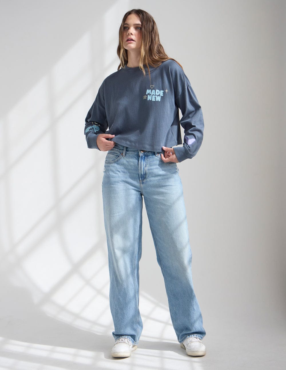 Made New Cropped LS Women's Tee - A-1 Thread Vault